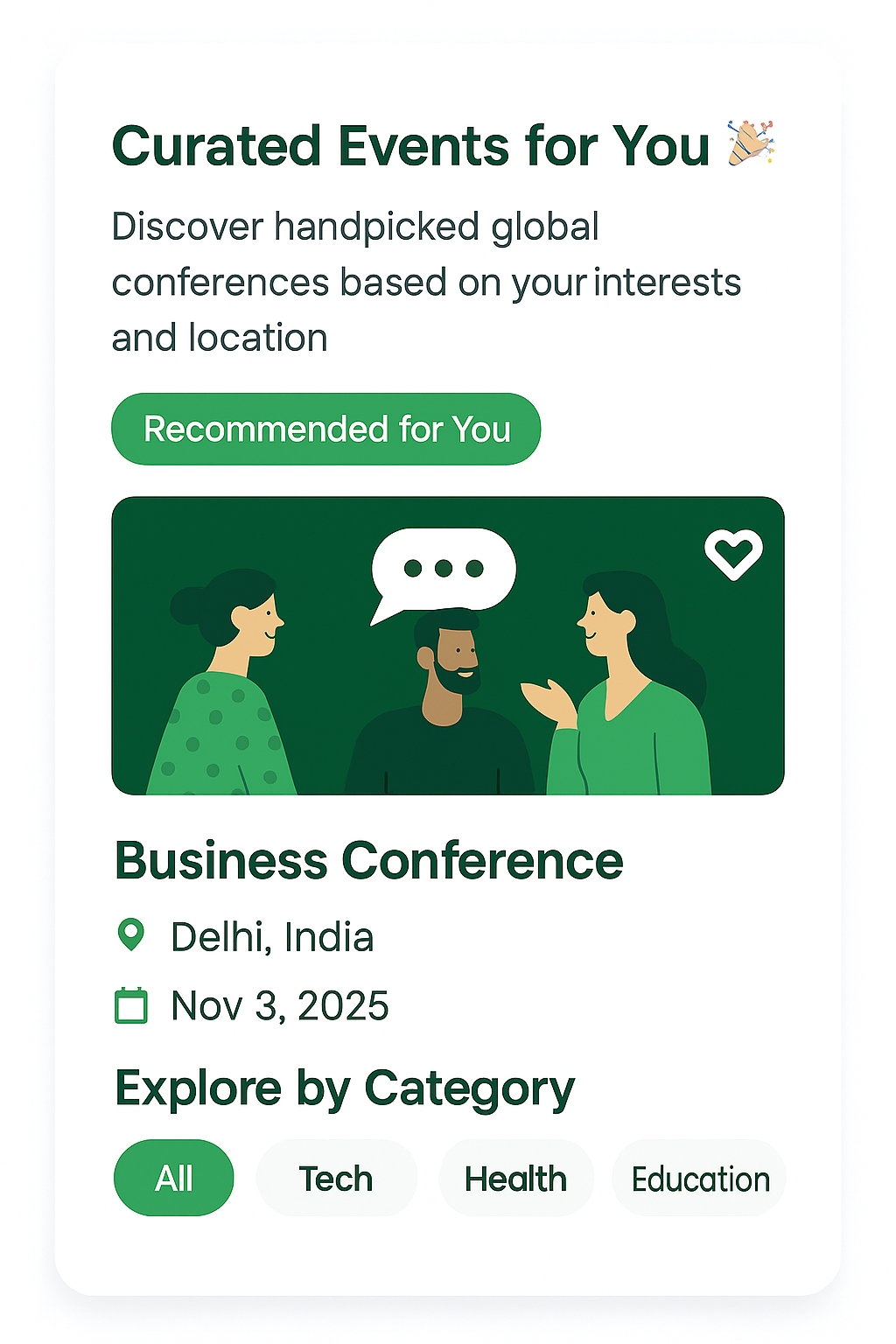Curated Events