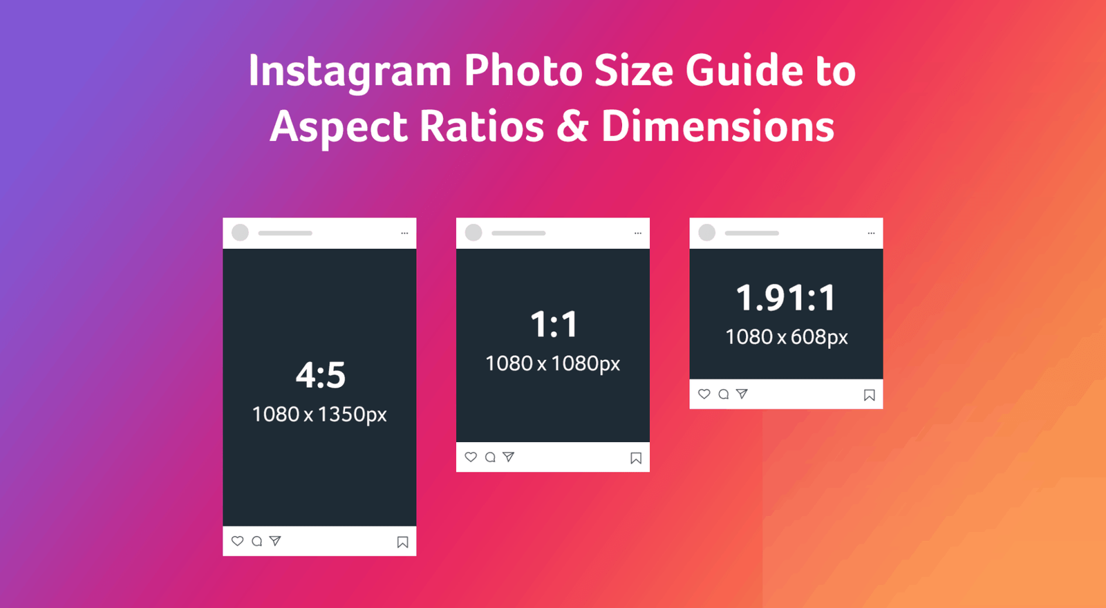 Instagram Image sizes